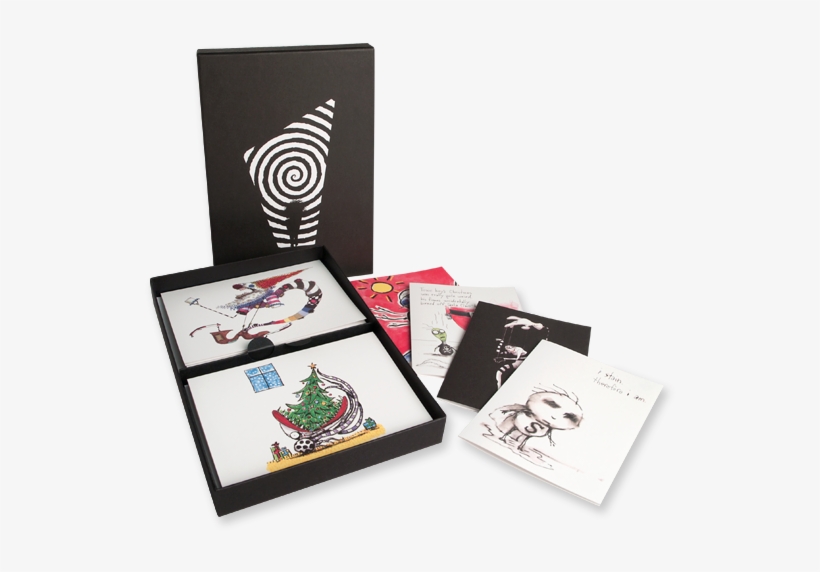 Holiday Card Set - はがき・ポストカード 【tim Burton】ティム・バートンのホリデー・カードbox, transparent png
