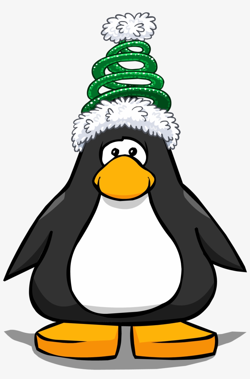 Holiday Spring Hat On A Player Card - Club Penguin Cloud Wave Bracers, transparent png