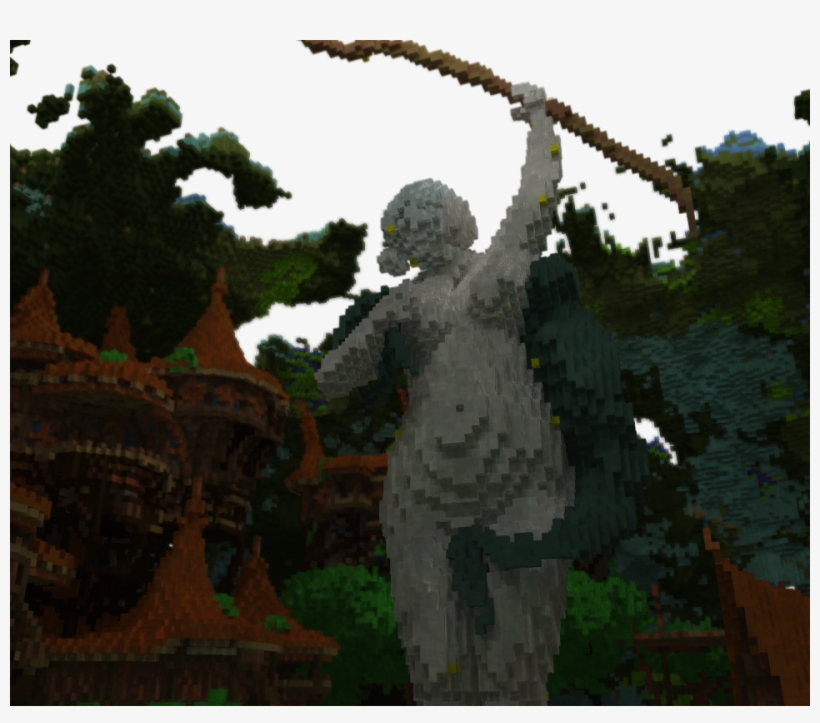 A Village Lives Quietly On Top Of A Mystical Giant, transparent png