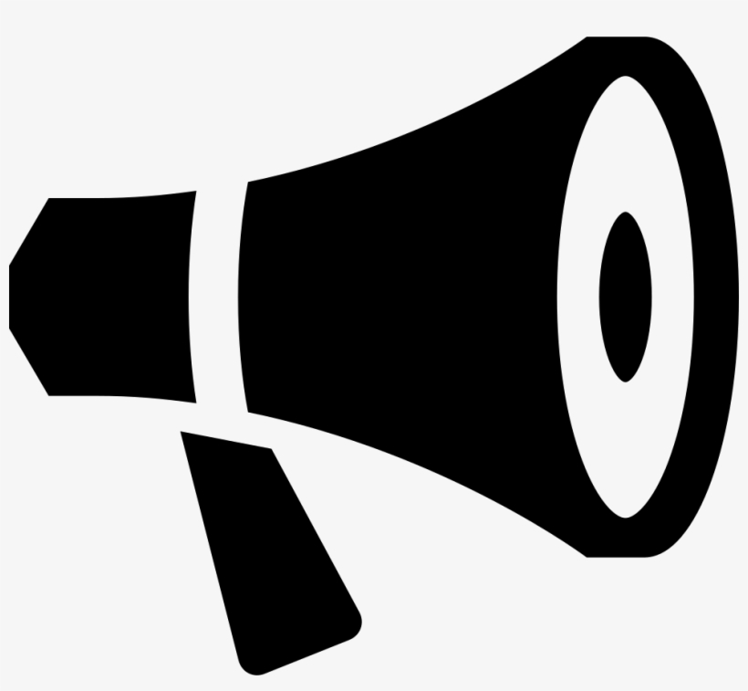 Picture Black And White Bullhorn Vector Transparent - Announcement Icon Png Transparent, transparent png