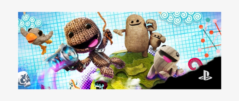 Sackboy Faceplate Ps4 01 - Ps4 Faceplate Little Big Planet, transparent png