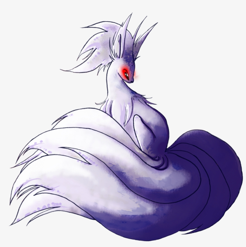 Original - Shiny Ninetails, transparent png