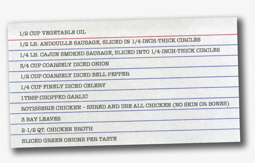 My Gumbo Recipe - Gumbo, transparent png