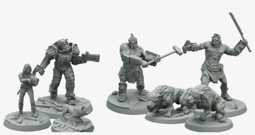 Yesterday, We Detailed The Contents Of The Fallout - Fallout Wasteland Warfare Resin, transparent png