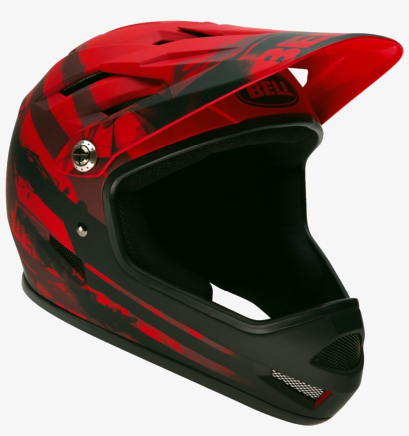 Motorcycle Helmet Png Image, Moto Helmet - Bell Sanction Helmet Small 52-54cm Red/black, transparent png