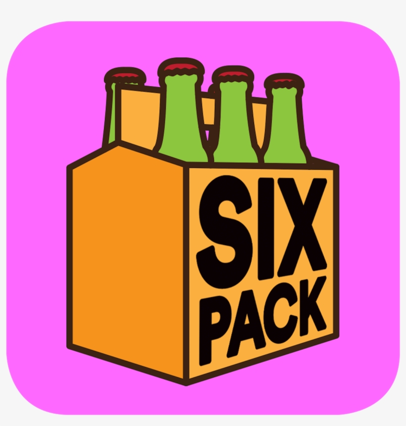 Beer Sixpack Clipart, transparent png