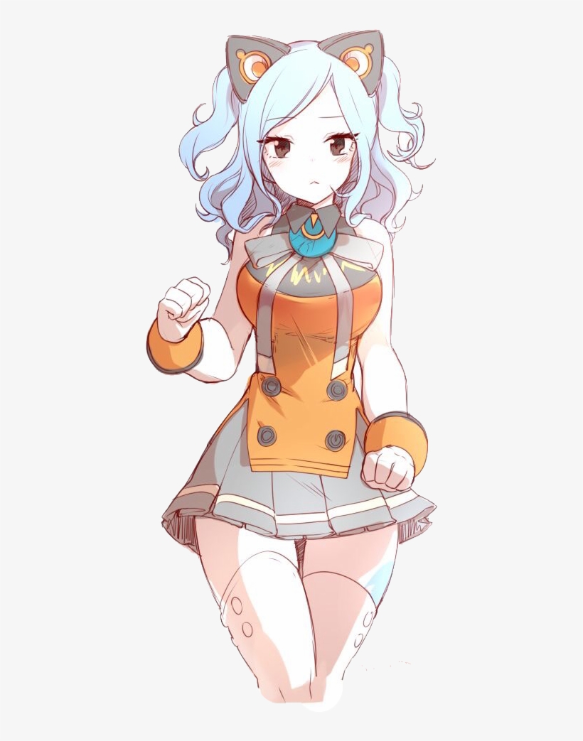 Juvia Lockster Transparent Png - Fairy Tail Juvia Cat, transparent png