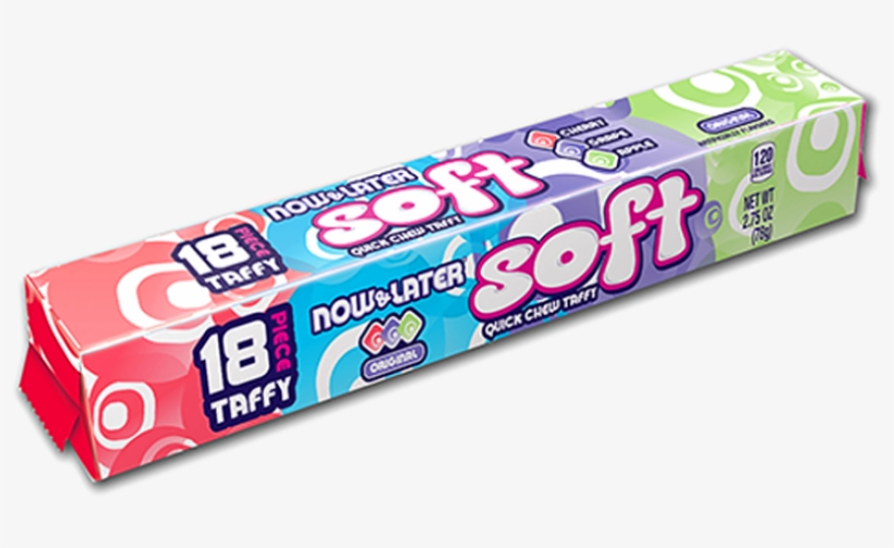 Top Images For Skittles Peg Bag On Picsunday - Ferrara Candy Company Now And Later Soft Standard Bar, transparent png