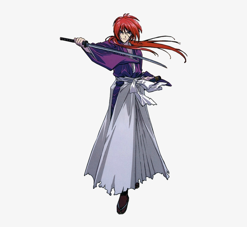 Kenshin Himura Rurouni Kenshin - Rurouni Kenshin Character Design, transparent png