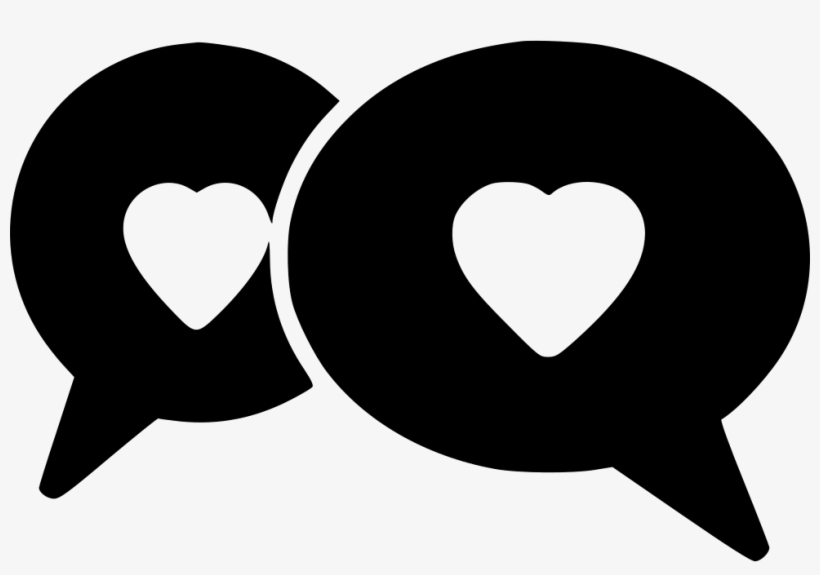 Chat Bubbles - - Heart, transparent png