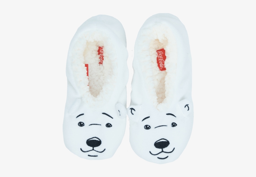 Coca-cola Polar Bear Sleep Socks - Slipper, transparent png