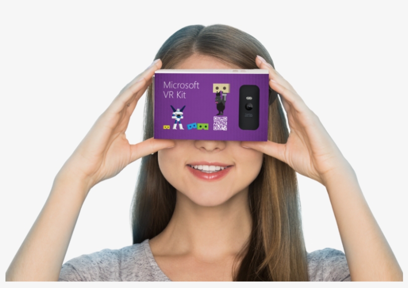 Microsoft Hololens On A Budget Google Cardboard Virtual - Microsoft Vr Kit, transparent png