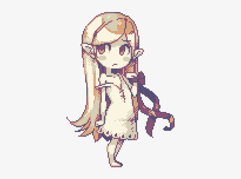 28 Jul - Monogatari Series Pixel Art, transparent png