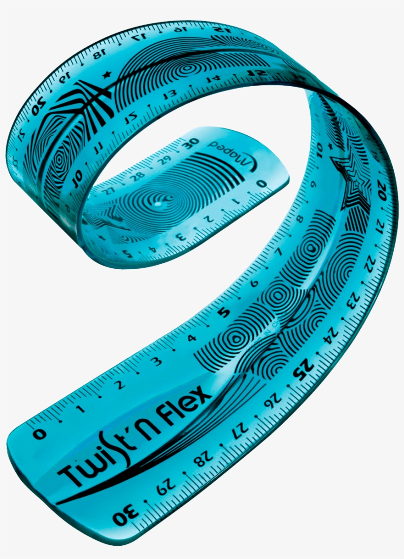 Regla Flexible Twist N´ Flex Maped - Twist And Flex Ruler, transparent png