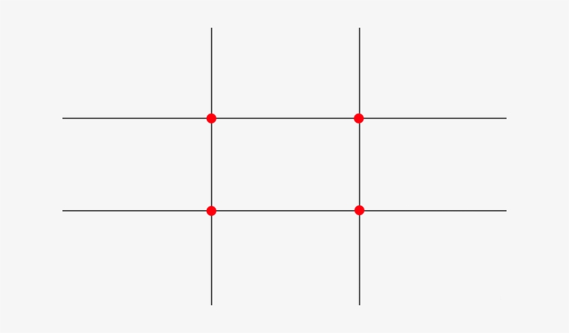 Regla De Los Tercios Sketchup - Rule Of Thirds Square, transparent png
