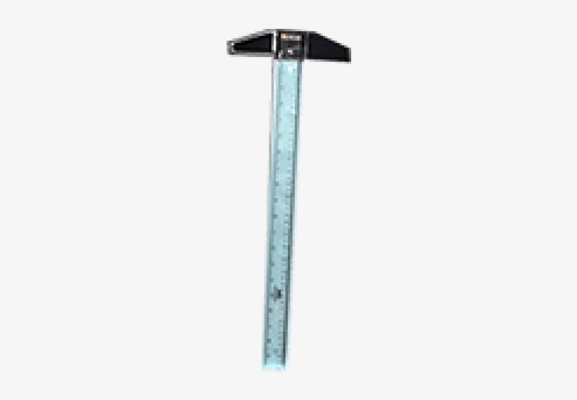 Regla T Escolar Fija 50 Cm C/grad - Regla T De Plastico, transparent png