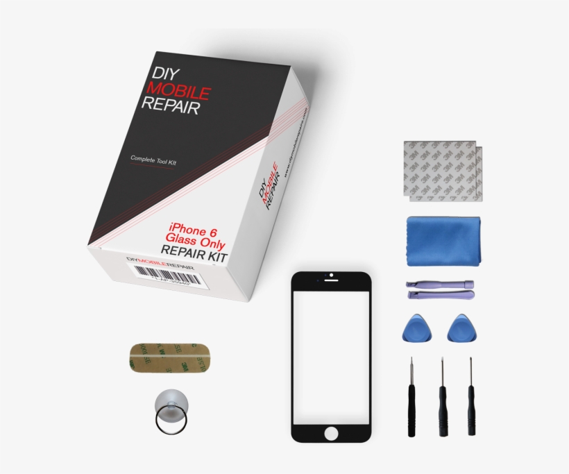 Iphone 6 Glass Screen Replacement Repair Kit - Iphone 6, transparent png