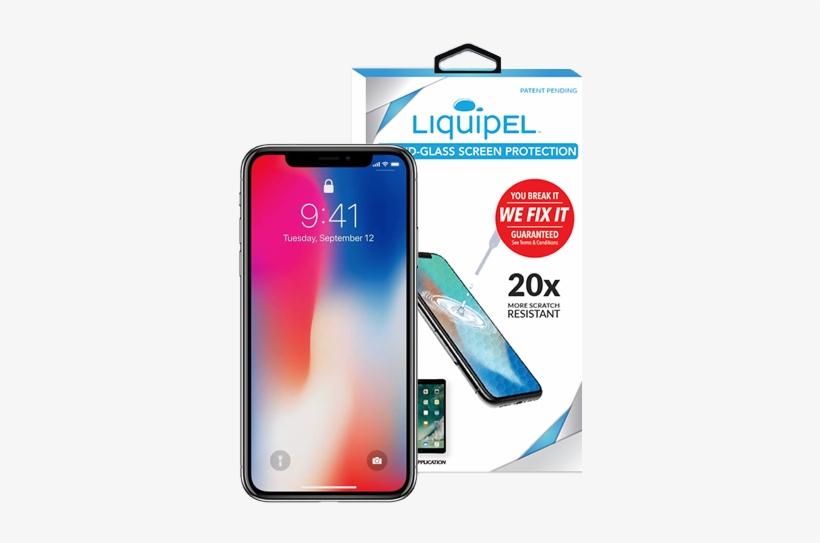 Liquid Glass Screen Protection Protects Your Devices - Pelican Iphone X Protector Case - Black & Grey, transparent png