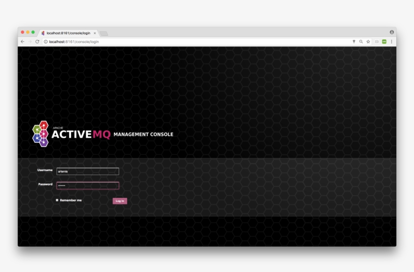 Activemq Artemis Console Login - Artemis Activemq Console, transparent png