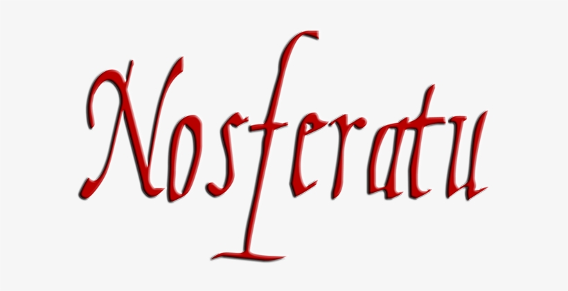 We Go Goth And Live Dark - Nosferatu Logo Png, transparent png
