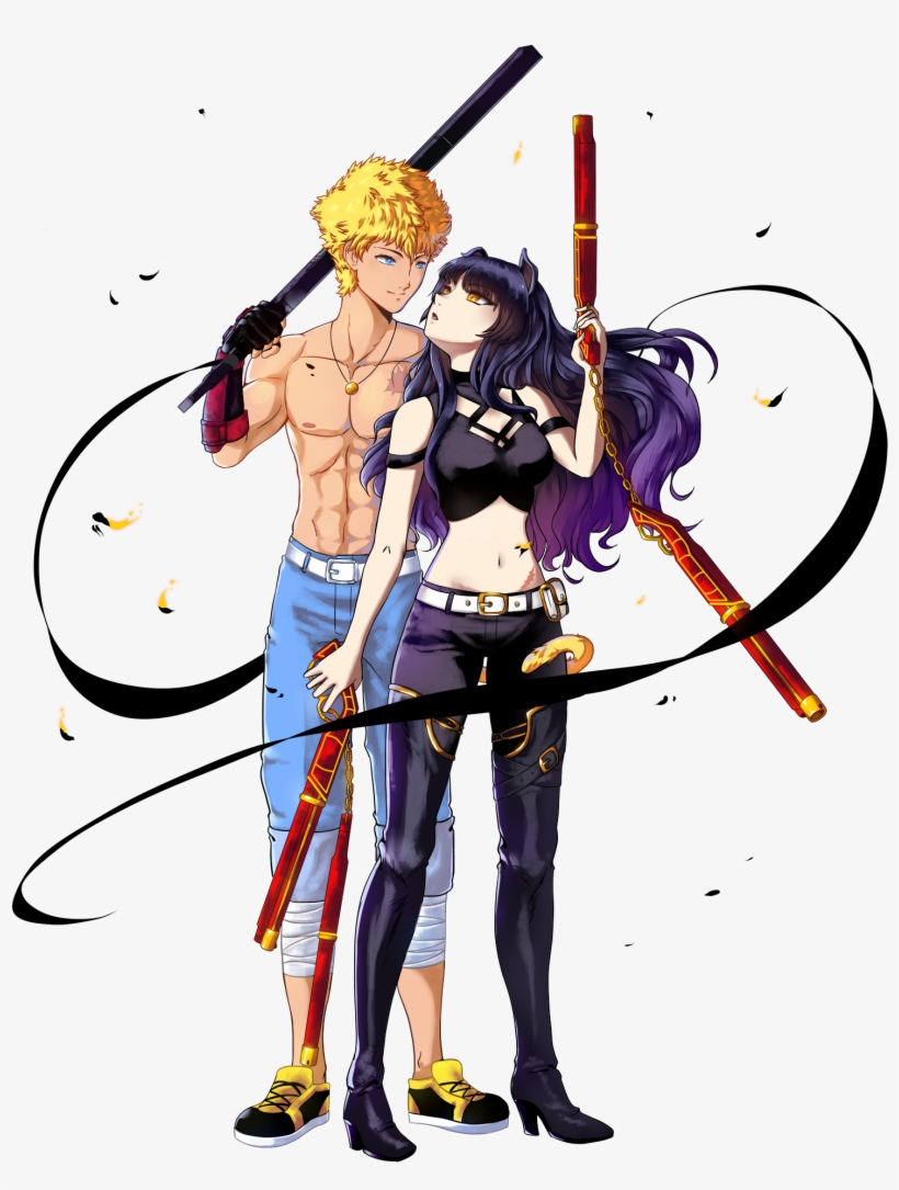 Blake Belladonna Cartoon Fictional Character - Blake Belladonna X Sun Wukong, transparent png