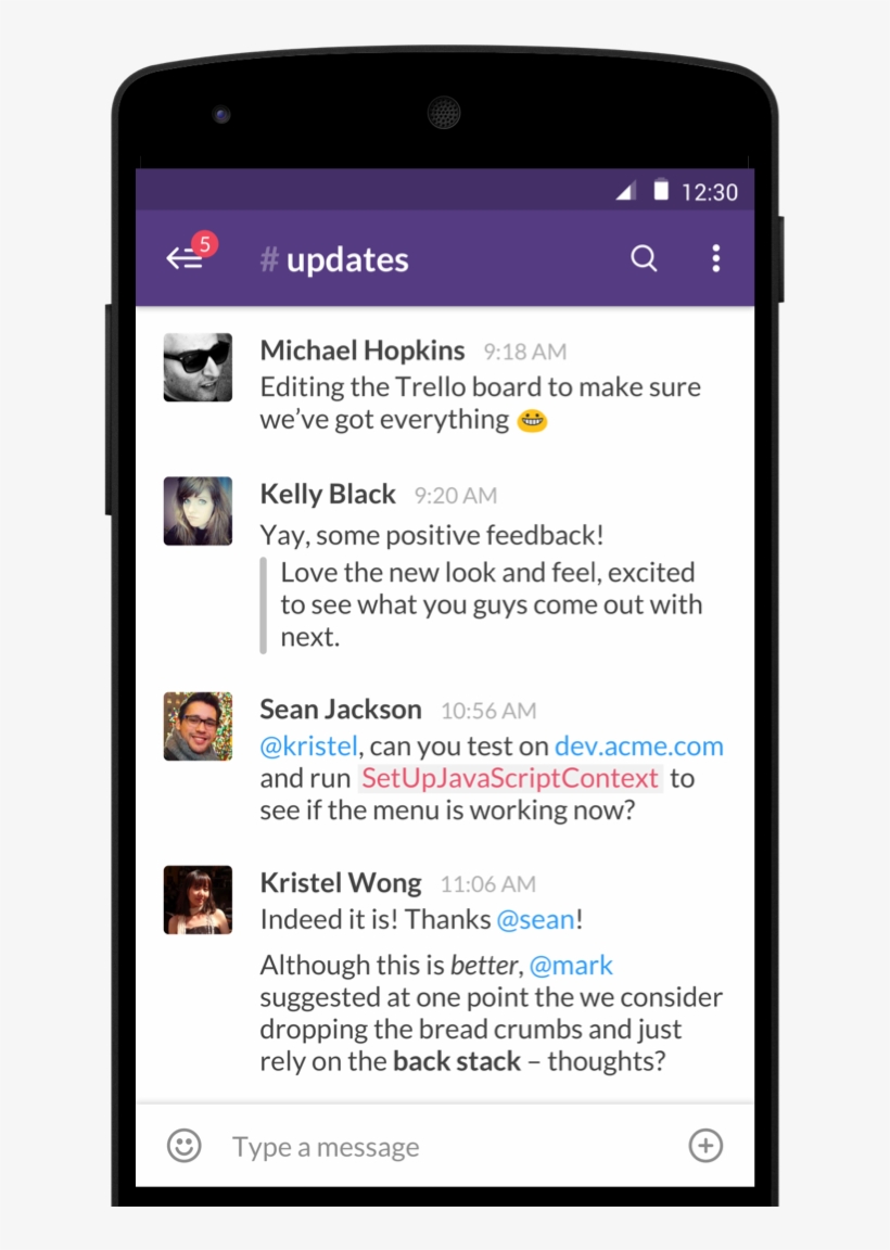 Slack For Android Updated With Much Faster Navigation, - Slack Android, transparent png