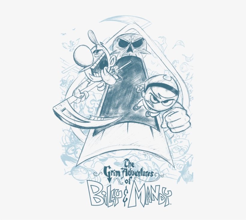 Click And Drag To Re-position The Image, If Desired - Grim Adventures Of Billy And Mandy Tops, transparent png