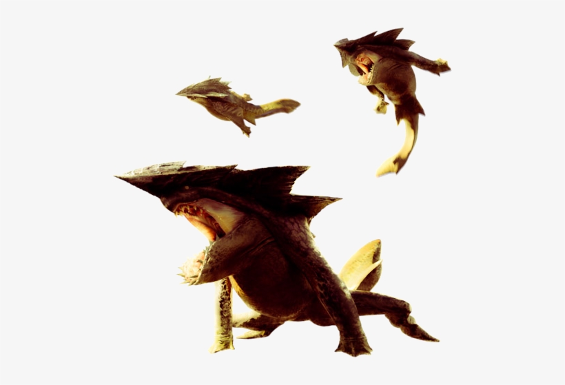 Tigerstripe Zamite By Chaoarren - Monster Hunter World Shark, transparent png
