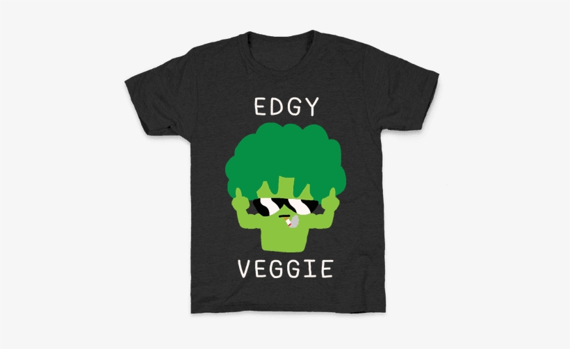 Edgy Veggie Kids T-shirt - T-shirt, transparent png