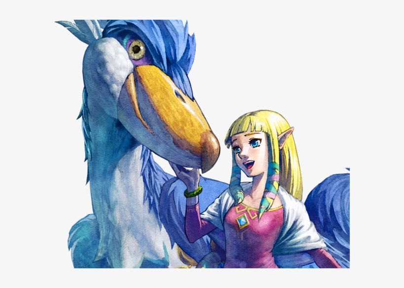 Skyward Sword Breath Of The Wild Bird Person 600x505 PNG Download