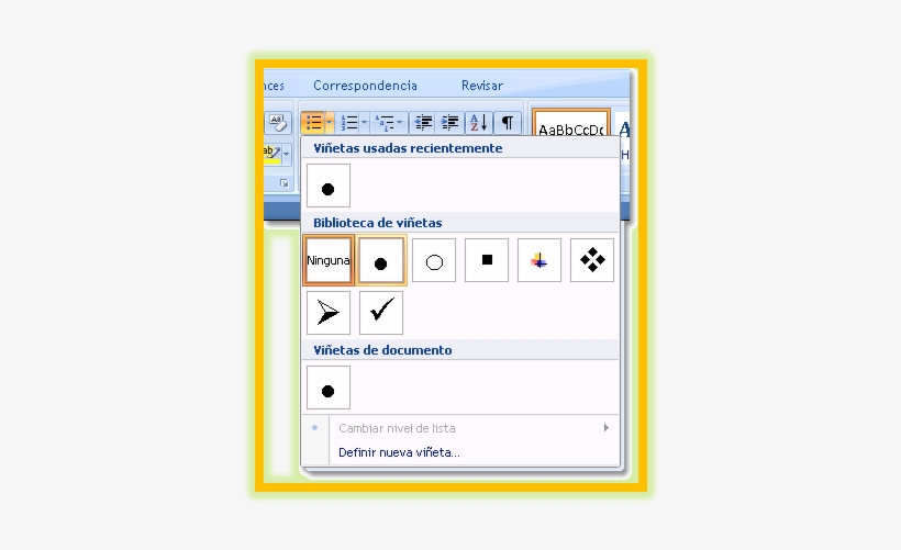 Utilizar Las Cómodas Bibliotecas De Numeración Y Viñetas - Word 2007, transparent png