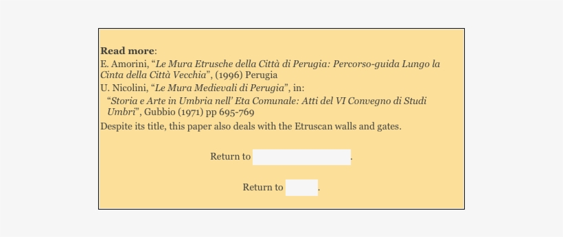 Amorini, “le Mura Etrusche Della Città Di Perugia - Perugia, transparent png
