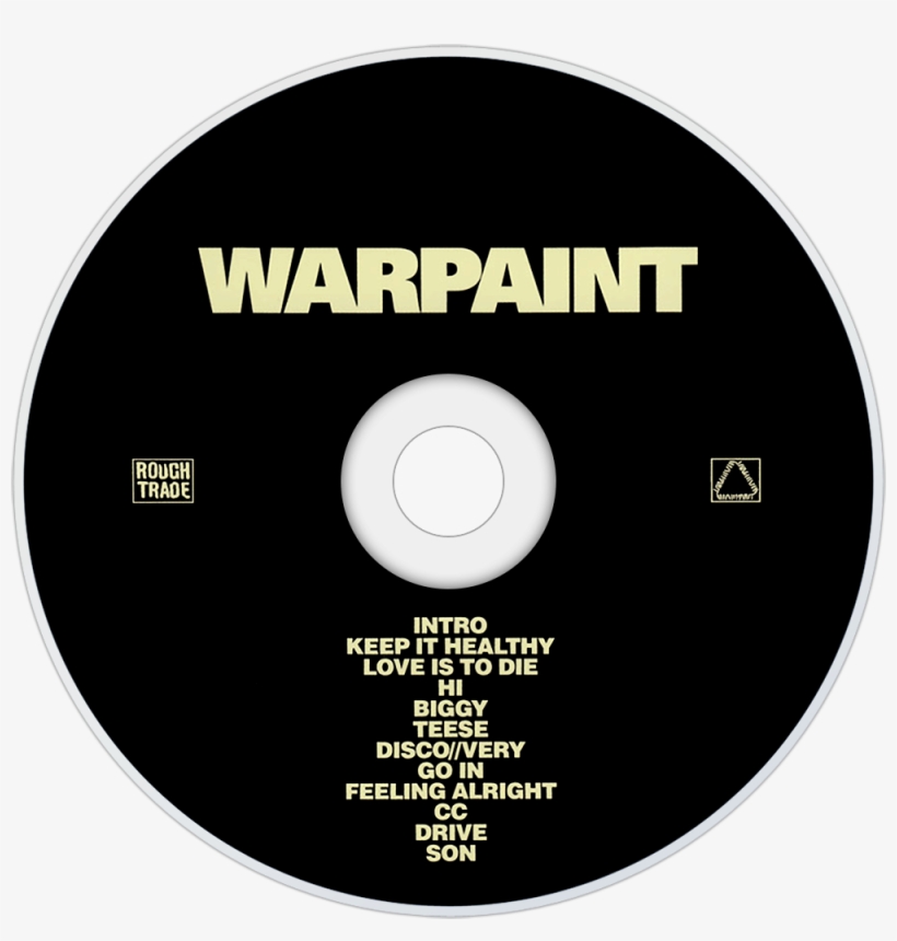 Warpaint Warpaint Cd Disc Image - 7-new Song Vinyl Maxi, transparent png
