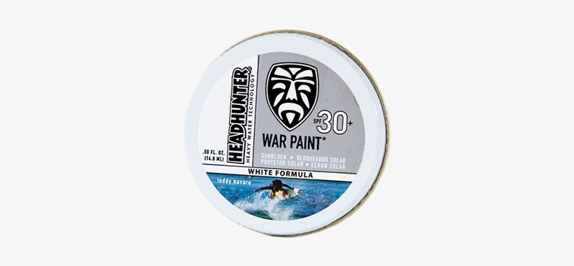 Headhunter War Paint Spf 30 Sunscreen - White, transparent png