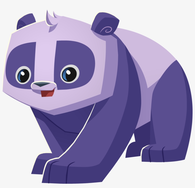 Pink And Purple Panda - Wikia, transparent png