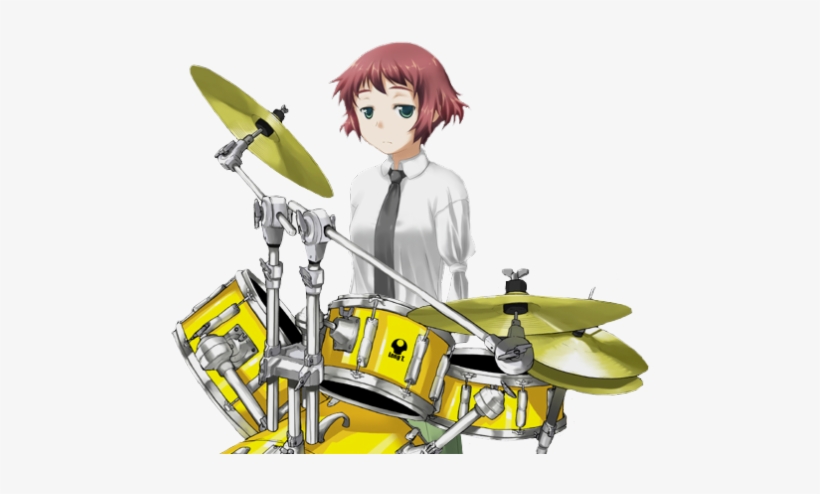 Katawa Shoujo Shizune Yellow Drum Drums - Katawa Shoujo Rin Drums, transparent png