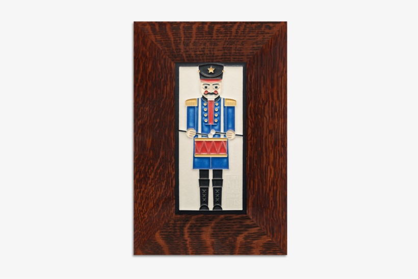 Tile In 2-inch Oak Park Frame - Blue, transparent png