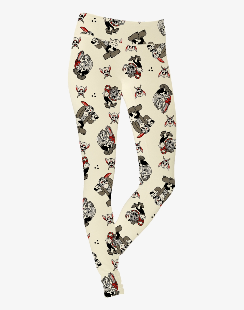 Horror Toon Town Leggings - Leggings, transparent png