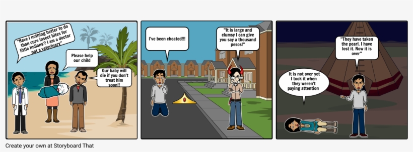 The Pearl Storyboard - Cartoon, transparent png