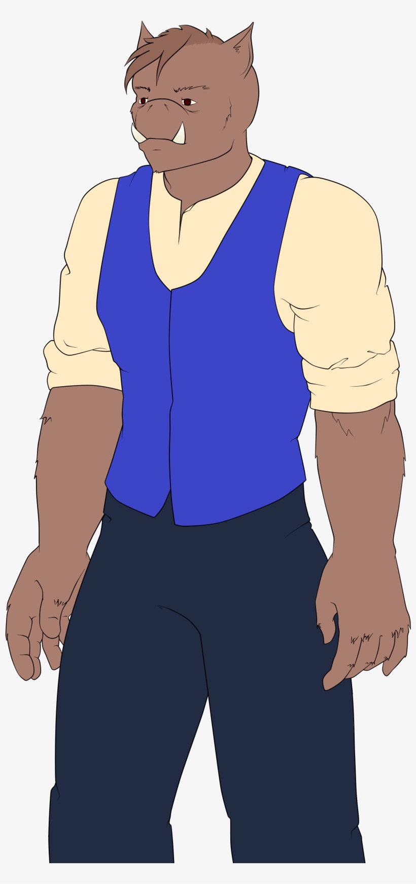 Each Character Is Built From A 2d Drawing In Paint - Standing, transparent png