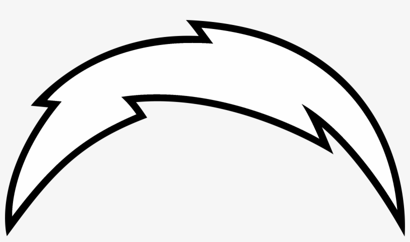 San Diego Chargers Logo Black And White - San Diego Chargers Black And White, transparent png