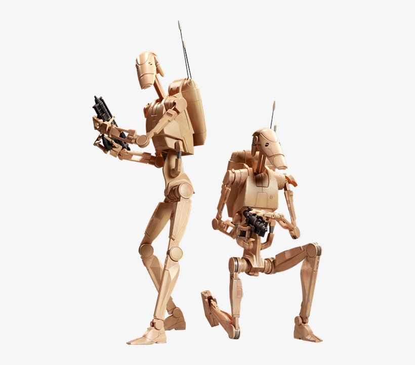 Battle Droids - Security Battle Droids Star Wars Sixth Scale Figure, transparent png