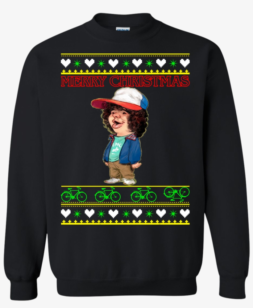 Stranger Things Dustin Christmas Sweaters, T-shirt, - C.d-u-st-ins - M.s-tr-an-ger Of A V.t-hi-ngs T-shirts, transparent png