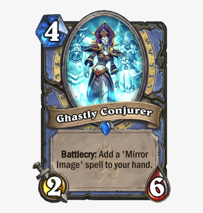 Ghastly Conjurer Card, transparent png