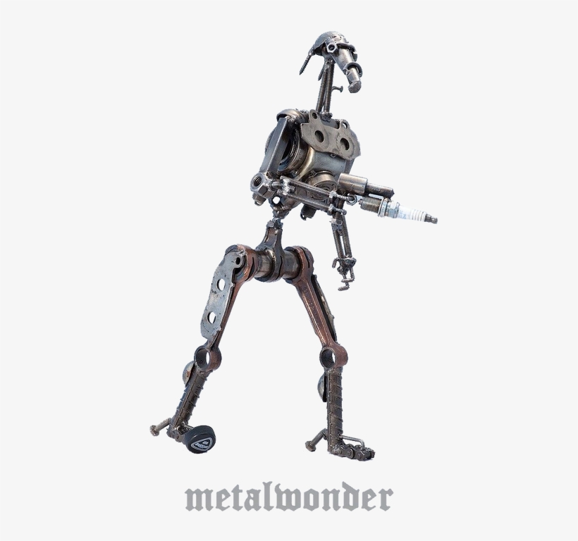 Battle Droid Metall Figur - Rifle, transparent png