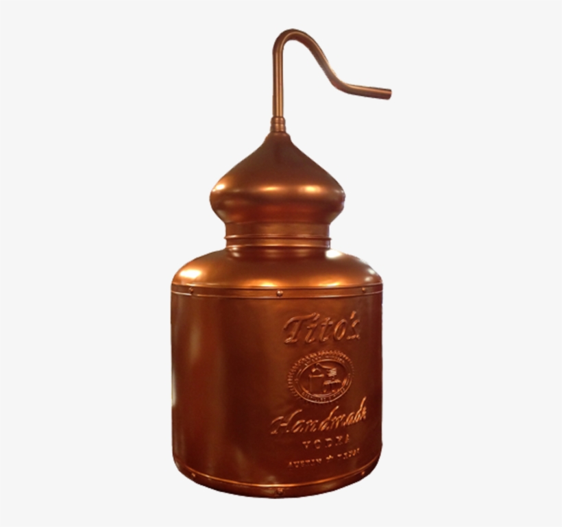 Tito's Vodka Copper Still - Bottle, transparent png