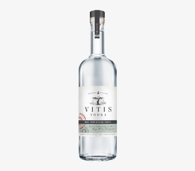 Vitis Riesling Vodka - Adobe Photoshop, transparent png