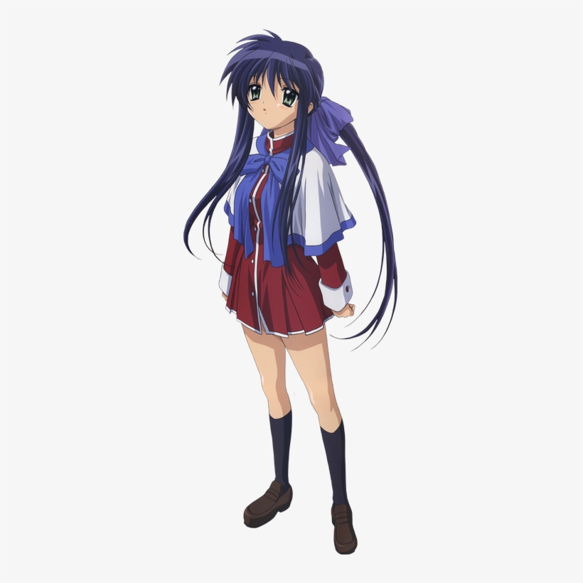 Japanese School Uniform Kanon Cosplay Costume Blue, transparent png