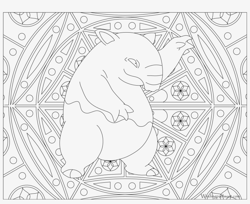 Drowzee - Pokemon Adult Coloring Pages, transparent png