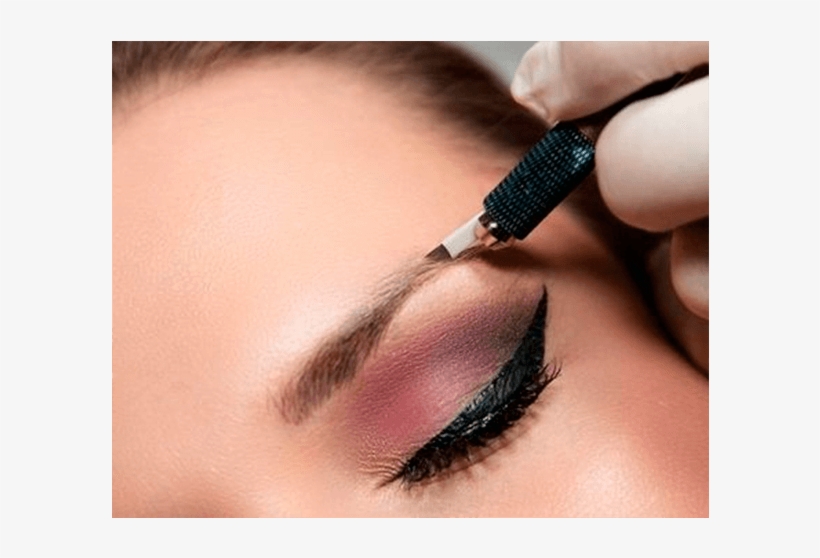 Con Un Inductor Manual Que Va Dejando Finas Líneas - Microblading, transparent png